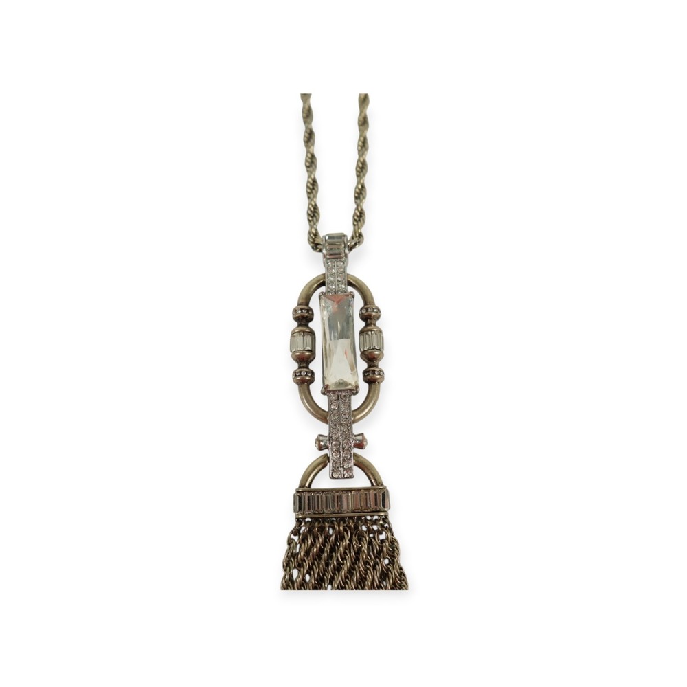 Banana Republic Statement Tassel Necklace - 90's - Picture 2 of 7